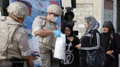 ЦПВС выдал более двух тонн гуманитарного груза жителям сирийской Хасаки