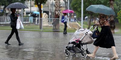 Прогноз погоды в Израиле: дожди и сильные ветры на севере