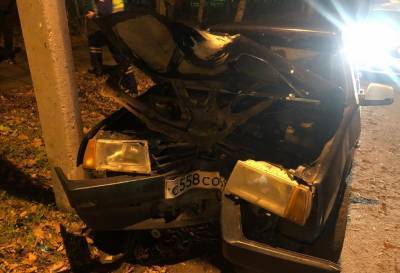 Двое подростков пострадали в ночном ДТП в Твери