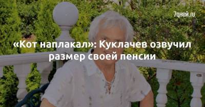 «Кот наплакал»: Куклачев озвучил размер своей пенсии