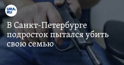 В Санкт-Петербурге подросток пытался убить свою семью