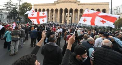 Грузинская оппозиция вышла на улицы: митинги в Тбилиси и Батуми - трансляция