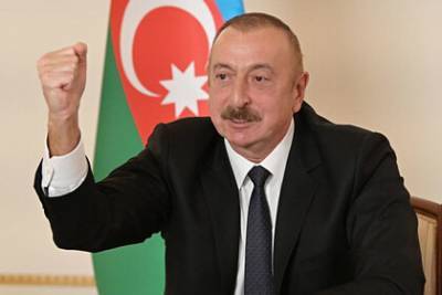 Алиев заявил о взятии ключевого города в Карабахе