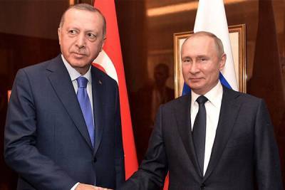 Путин и Эрдоган подтвердили готовность к взаимодействию для решения конфликта в Карабахе