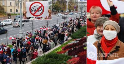 Протест в Беларуси: люди вышли на Марш народовластия. Фото и видео