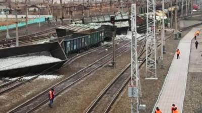 В Новосибирской области более 30 вагонов сошли с рельсов