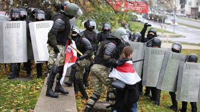 В Минске задержаны около 20 демонстранток
