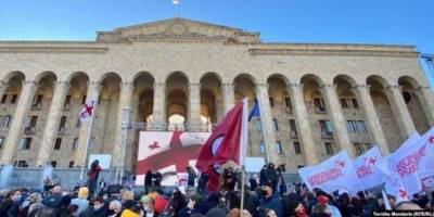 Протесты в Грузии. Оппозиция объявила властям ультиматум с требованием отставки председателя ЦИК
