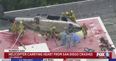 Врач в США споткнулся и выронил донорское сердце, спасенное после авиакатастрофы. Видео