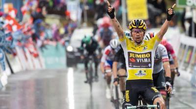 Словенский велосипедист Примож Роглич выиграл "Вуэльту Испании-2020"