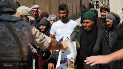 Российский ЦПВС провел гуманитарную акцию в лагере сирийских беженцев