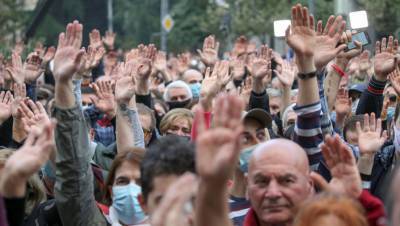 Оппозиция в Грузии анонсировала новую акцию протеста в Тбилиси
