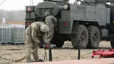 Химугроза в Усолье-Сибирском: военные возводят герметичную защиту