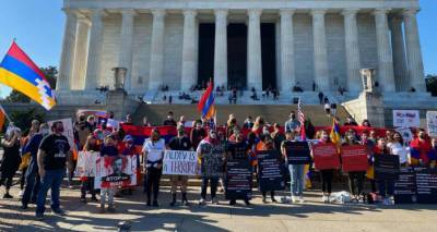 В Вашингтоне прошла безмолвная акция в поддержку Нагорного Карабаха – видео