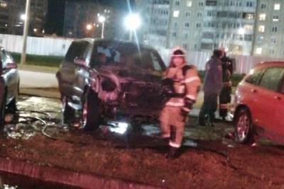 В ночь с воскресенья на понедельник в Костроме сгорел внедорожник «Тойота»