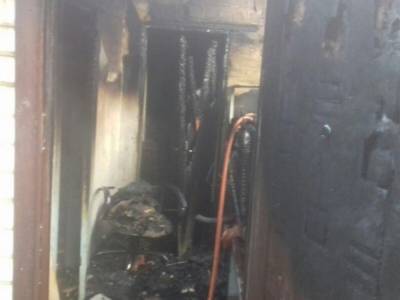 В Запорожской области из-за короткого замыкания сгорел частный дом
