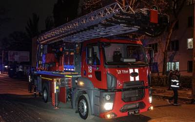 В Киеве при пожаре в общежитии эвакуировали 120 человек