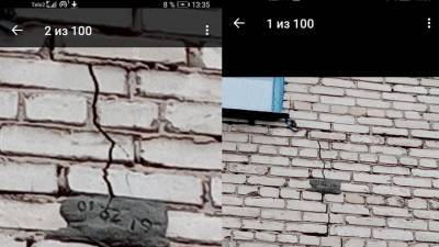 В Тюмени жилой дом на улице Харьковской разрушается на глазах