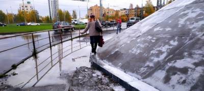 Столица Карелии затоплена дождевой водой (ФОТО)