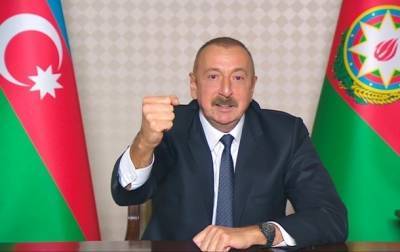 Алиев заявил о взятии под контроль 23 сел в Карабахе