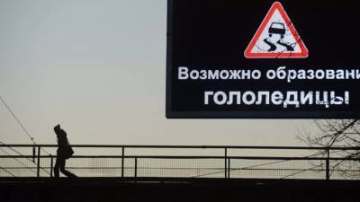 МЧС предупредило о сильном ветре и гололедице в Московском регионе
