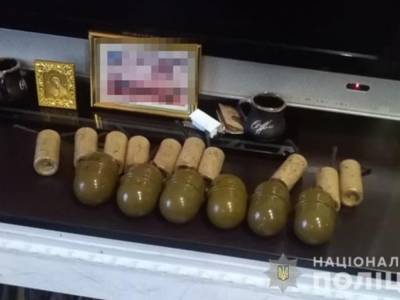 В Житомире у 55-летнего местного жителя изъяли арсенал взрывоопасных предметов