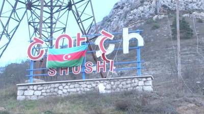 Азербайджан показал видео из захваченного города Шуши
