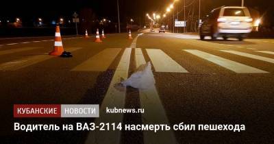 Водитель на ВАЗ-2114 насмерть сбил пешехода