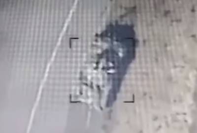Азербайджанские дроны-камикадзе уничтожают армянскую бронетехнику возле Степанакерта