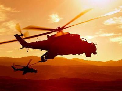 На границе Армении и Азербайджана ударом из ПЗРК сбили российский вертолет Ми-24