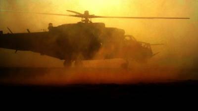 В Армении сбит российский военный вертолет