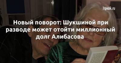 Новый поворот: Шукшиной при разводе может отойти миллионный долг Алибасова