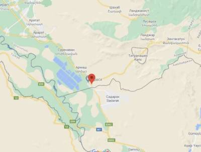 Военный самолет РФ сбили на территории Армении — видео
