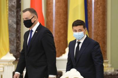 Президент Польши пожелал больному коронавирусом Зеленскому скорейшего выздоровления