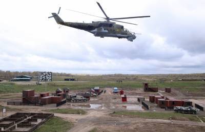 Российский вертолет был сбит с земли у границы с Азербайджаном