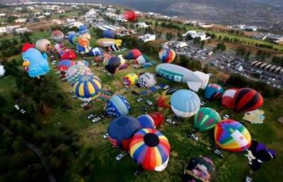 Ежегодный Международный фестиваль воздушных шаров в Мексике