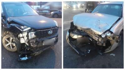 Три человека пострадали в жёстком ДТП на перекрёстке в Кузбассе