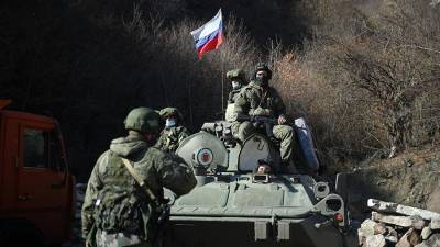 Миротворцы РФ обеспечивают безопасность движения по Лачинскому коридору