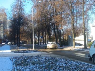 Зима началась с мороза: в Липецке до минус трех