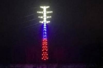 Костромские энергетики расцветили мачты ЛЭП в цвета российского триколора