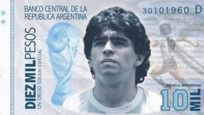 Источник: в Аргентине предложили выпустить самую крупную купюру с изображением Марадоны