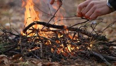 Костер, который горит 14 часов без присмотра, и самодельная печь на природе