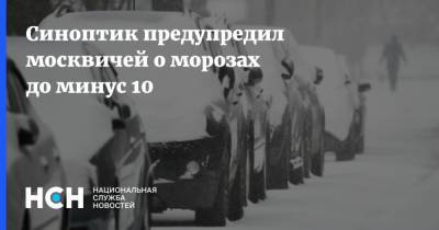 Синоптик предупредил москвичей о морозах до минус 10