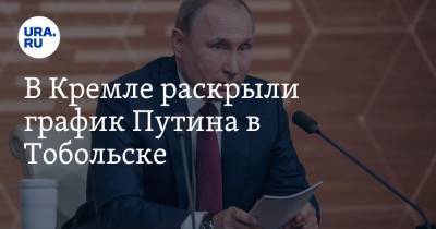 В Кремле раскрыли график Путина в Тобольске. До первого мероприятия остались часы