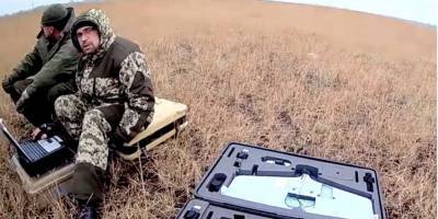 В Сети обнародовали видео со сбитого на Донбассе российского БПЛА Гранат