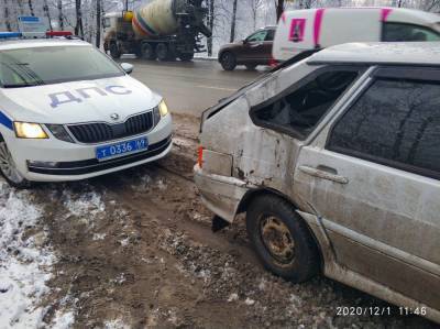 Водитель пострадал в ДТП на Московском шоссе в Твери