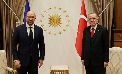Anadolu (Турция): президент Эрдоган принял премьер-министра Украины Шмыгаля