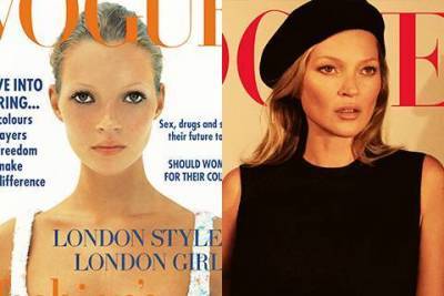 Кейт Мосс снялась для Vogue спустя 28 лет после дебюта на страницах глянца