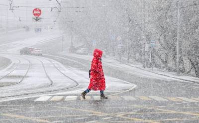 Как Москва встретила первый день зимы