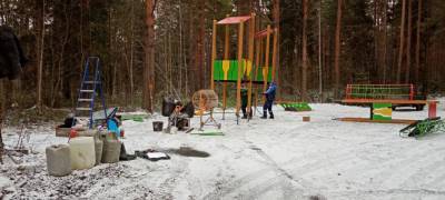 Новые детские площадки и тренажёры появятся в Петрозаводске (ФОТО)